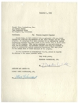 Two 1959 Contracts Signed by Moe Howard -- One 2pp. Signed Twice by Moe Regarding Moulin Rouge Event; Other 1pp. Regarding ''Frances Langford Special'' Signed -- Each Measures 8.5'' x 11'', Very Good